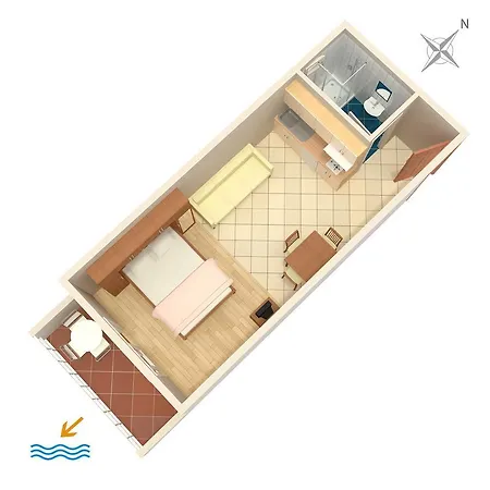 Studio Igrane 2679c Apartmán